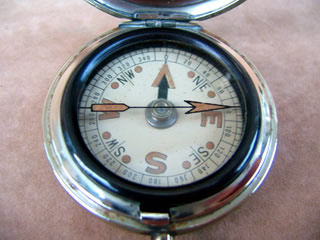 Close view of dial