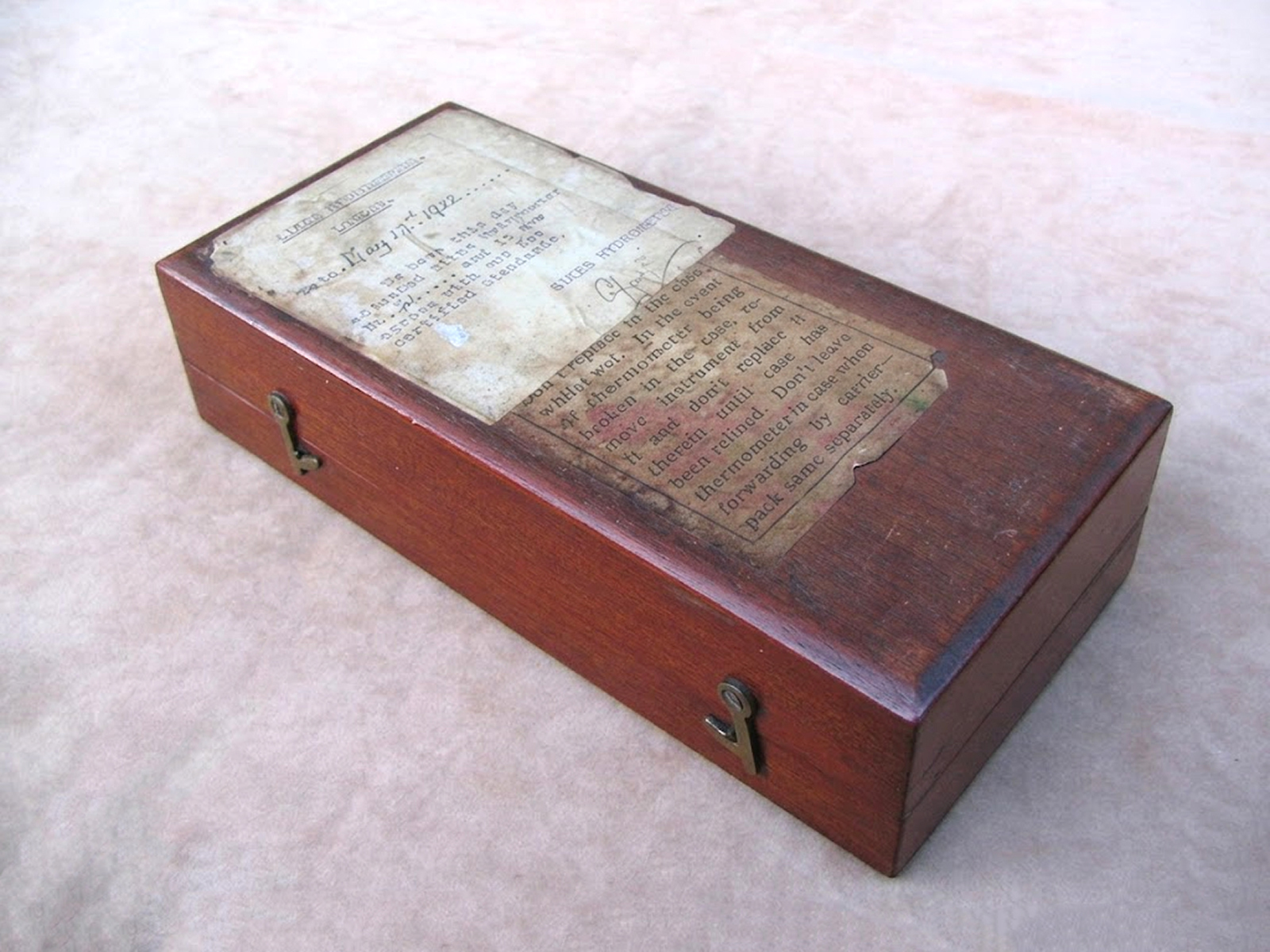 Sikes Hydrometer by F Palliser