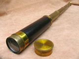 Large 19th century ships telescope by Aubrey Franks