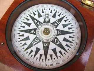 Close up view of card dial