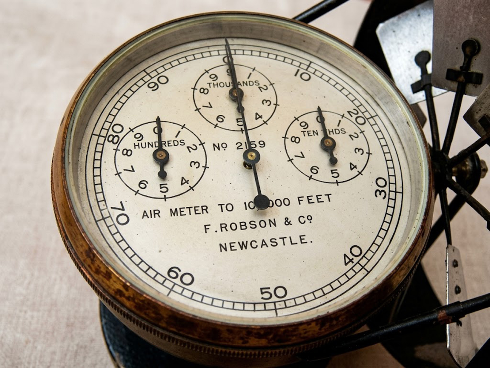 19th century Anemometer by F Robson