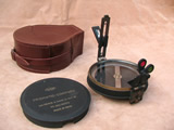 Large prismatic surveying compass by Lawrence & Mayo