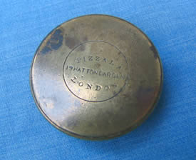 Mid 19th century, brass compass, Pizzala,London