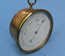19th cent aneroid barometer by JD Fisher, Lincoln