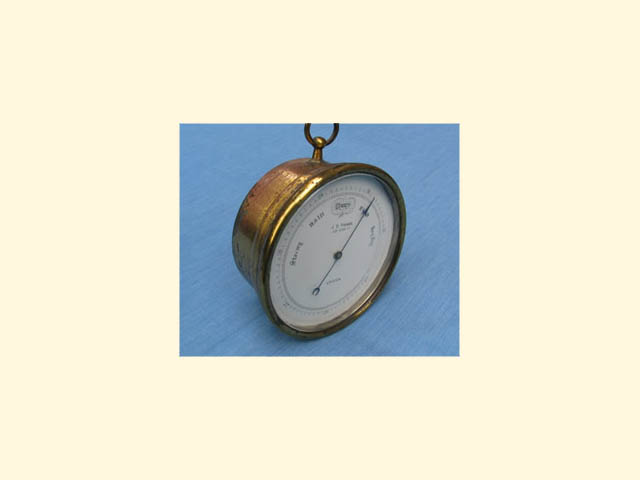 19th C aneroid barometer
