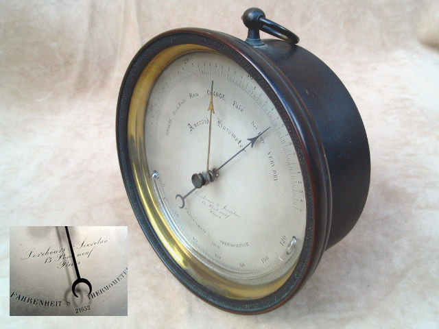 Rare mid 19th century barometer by Lerebours et Secretan