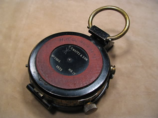 1935 E R Watts MK IX prismatic marching compass