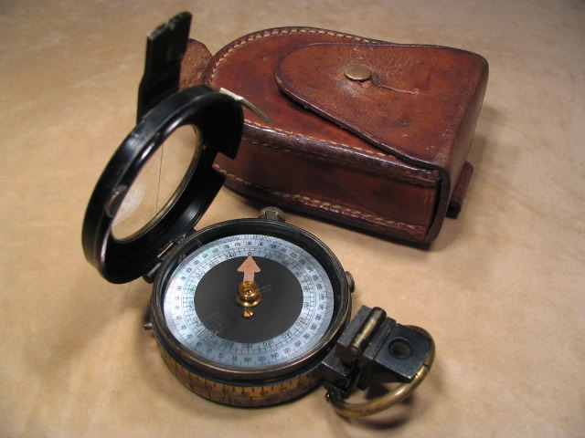 Military marching compass, E R Watts MK IX , 1935