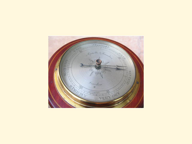 Edwardian aneroid barometer by Negretti & Zambra London