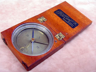 Flatters & Garnett pocket compass & clinometer circa 1907