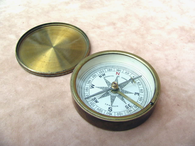 Victorian pocket compass by Negretti & Zambra London