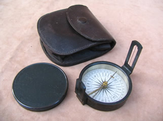 19th century pocket compass circa 1870